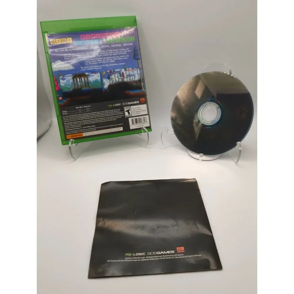 Terraria Xbox One CIB Complete W/ Manual Tested
